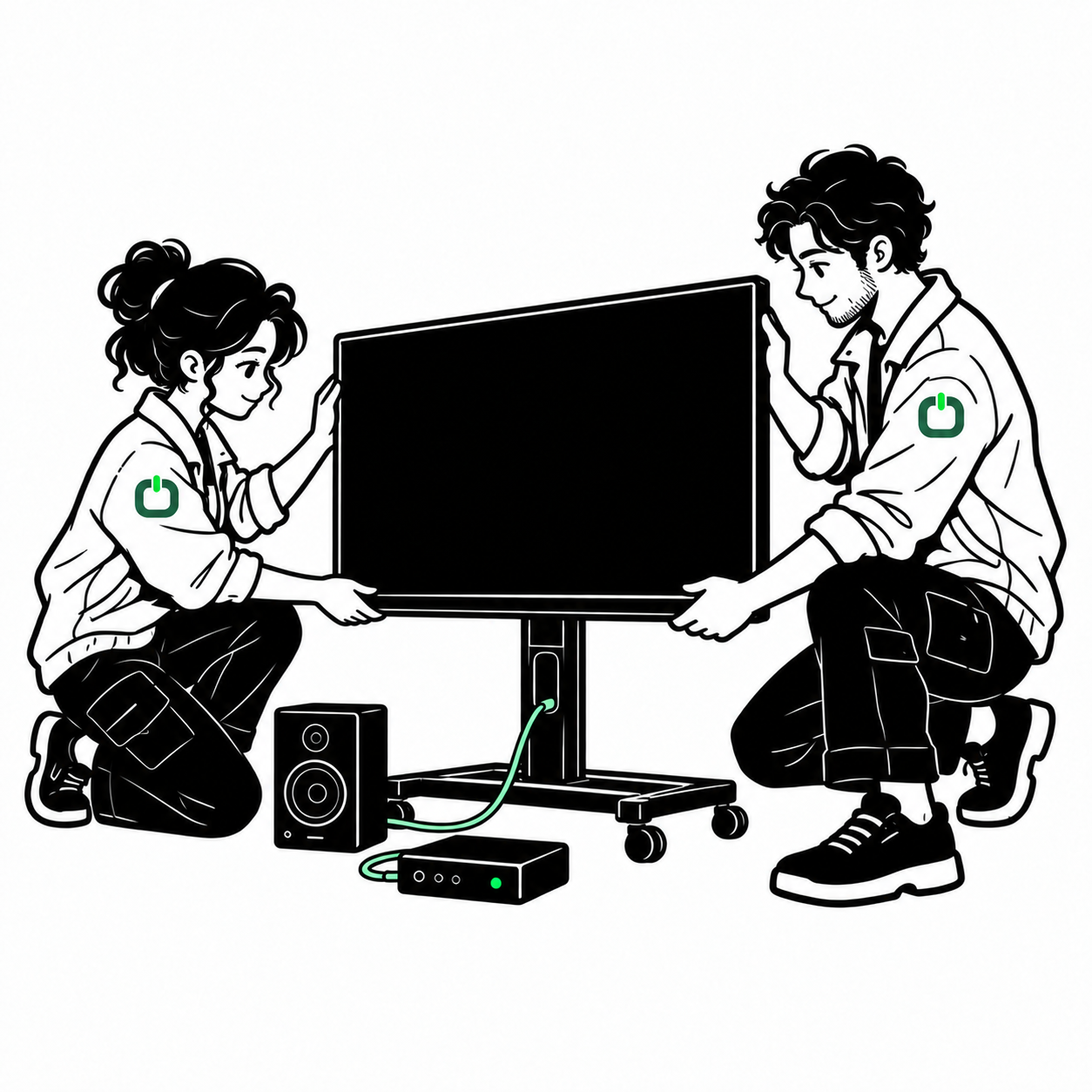 OnSiteO hand-drawn illustration for Our people & purpose